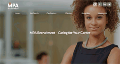 Desktop Screenshot of mparecruitment.co.uk